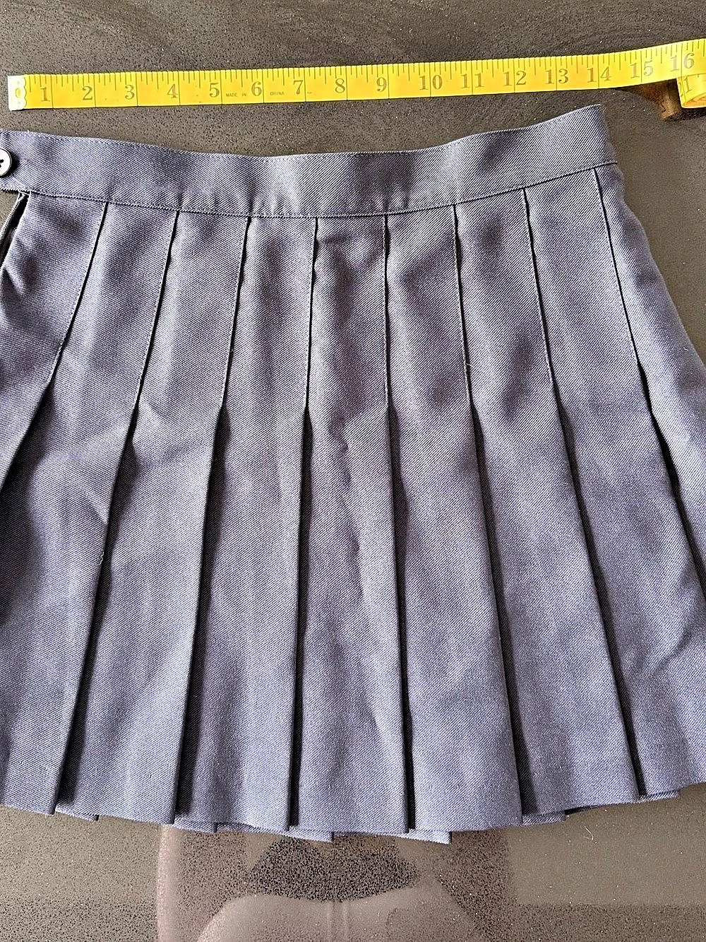 American Apparel Pleated Tennis Skirt Navy Medium